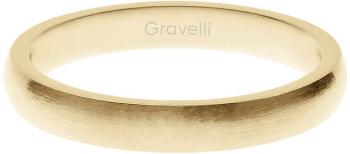Gravelli Pozlacený prsten z ušlechtilé oceli Precious GJRWYGX106 50 mm