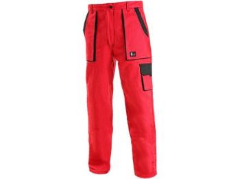 Kalhoty do pasu CXS LUXY ELENA, dámské, červeno-černé, vel. 44
