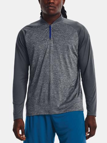 Under Armour UA Tech 2.0 Novelty 1/4 Zip Triko Šedá