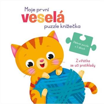 Moje první veselá puzzle knížečka Zvířátka se učí protiklady (9789464228540)