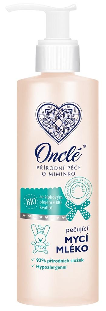 Onclé Dětské pečující mycí mléko - tělo a vlásky s BIO šípkovým olejem 200 ml