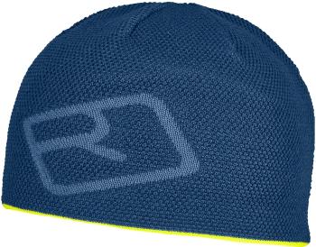 Ortovox Merino logo knit beanie - petrol blue uni