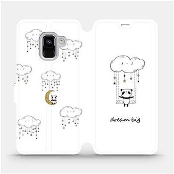 Flipové pouzdro na mobil Samsung Galaxy A8 2018 - MH07P Panda dream big (5903226745579)