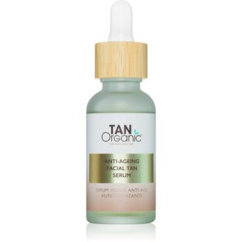 TanOrganic The Skincare Tan samoopalovací sérum na obličej s protivráskovým účinkem 30 ml