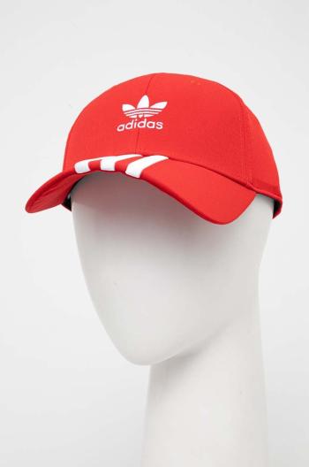 Kšiltovka adidas Originals červená barva, s aplikací, IS4631