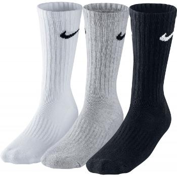 Nike 3PPK VALUE COTTON CREW 3PPK VALUE COTTON CREW - Sportovní ponožky, černá, velikost