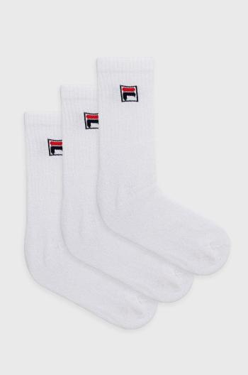 Ponožky Fila (3-pack) bílá barva