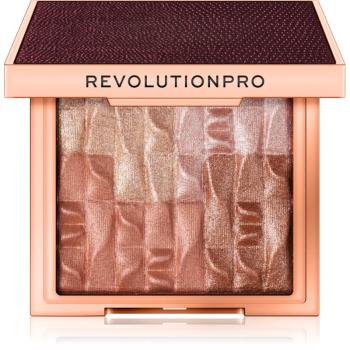 Revolution PRO Goddess Glow rozjasňující a bronzující paletka odstín Brick Afterglow 8 g