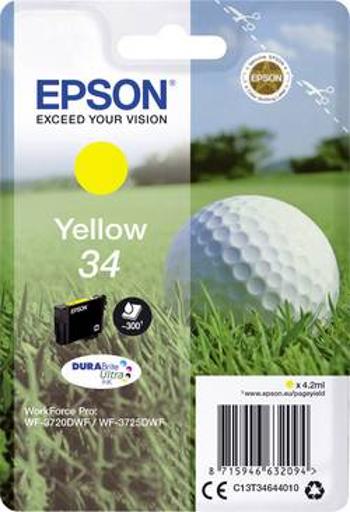 Epson Ink T3464, 34 originál žlutá C13T34644010