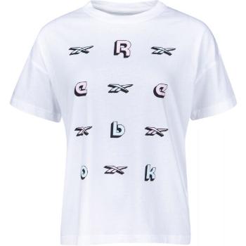 Reebok TRAINING ESSENTIALS GRAPHIC TEE-LOGO Dámské triko, bílá, velikost XS