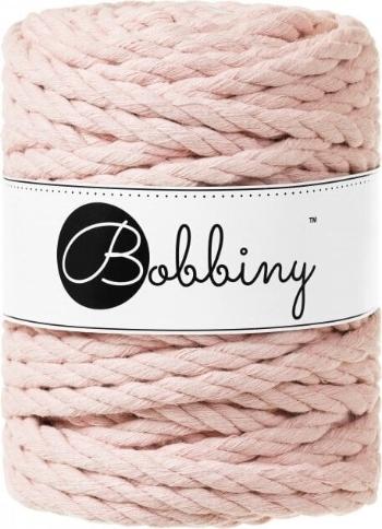 Bobbiny 3PLY Macrame Rope 9 mm 30 m Pastel Pink Šňůra