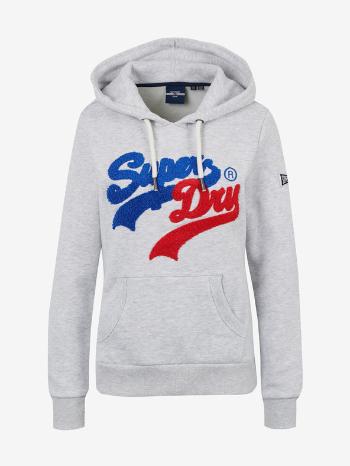 SuperDry Source Hood Mikina Šedá