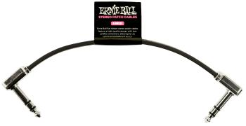 Ernie Ball Flat Ribbon Stereo Patch Cable 6" Black
