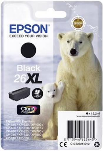 Epson Ink T2621, 26XL originál černá C13T26214012