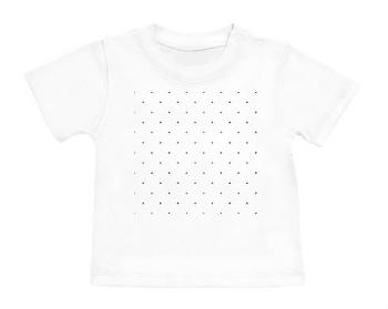 Tričko pro miminko Minimal triangle pattern