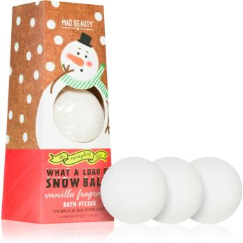 Mad Beauty The Naughty List Snow Balls šumivá koule do koupele 3x50 g