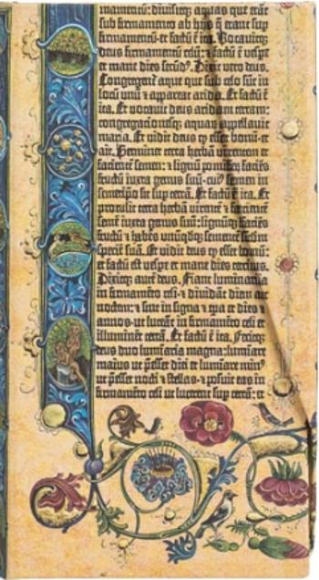 Zápisník Paperblanks - Gutenberg Bible Genesis, Slim / linkovaný