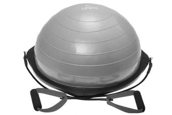 Balanční podložka LIFEFIT® BALANCE BALL TR 58cm, stříbrná