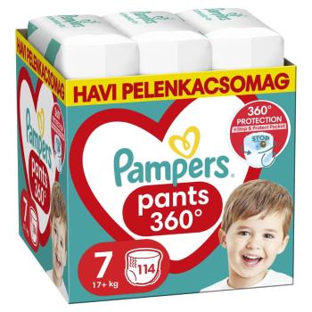 Pampers Pants vel. 7, 114 ks, 17kg+ - měsíční balení