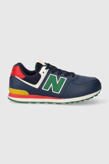 Dětské sneakers boty New Balance GC574CT tmavomodrá barva