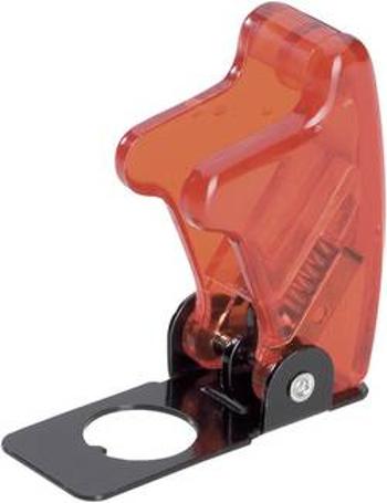 Bezpečnostní kryt TRU COMPONENTS TC-R17-10B RED, červená transparentní (TC-R17-10B) , 1 ks