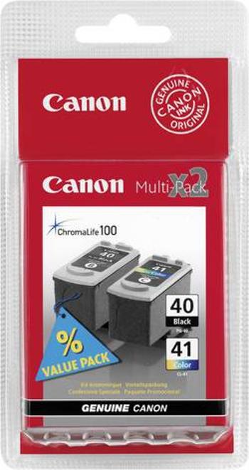 Canon Inkoustová kazeta PG-40 / CL-41 originál kombinované balení černá, azurová, purppurová, žlutá 0615B043