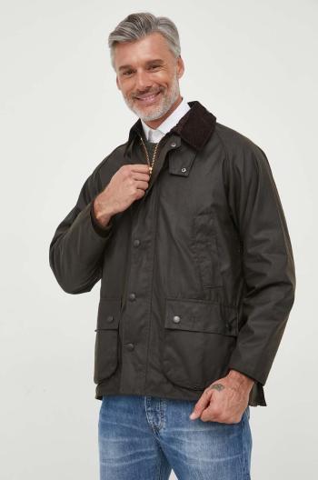 Bavlněná bunda Barbour Classic Bedale Wax Jacket hnědá barva, MWX0010