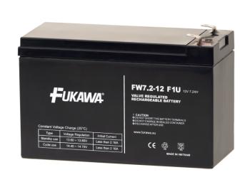 Akumulátor FUKAWA FW 7.2-12 F1U (12V 7,2Ah) faston 4,8mm