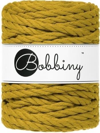 Bobbiny 3PLY Macrame Rope 9 mm 30 m Spicy Yellow Šňůra