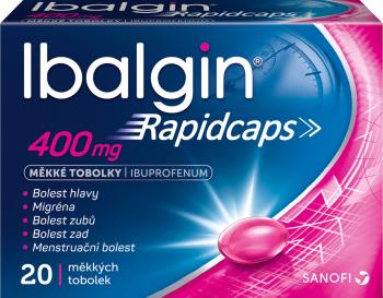 Ibalgin ® Rapidcaps 400 mg 20 měkkých tobolek