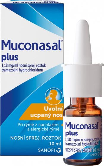 Muconasal ® Plus 1.18mg/ml nosní sprej 10 ml