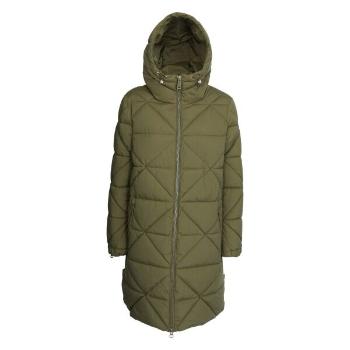 Geox W ALLENIE PARKA - SOFT POLY SH Dámská parka, khaki, velikost