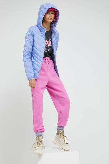 Bunda Tom Tailor dámská, fialová barva, přechodná