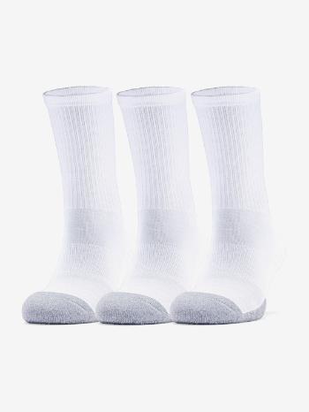 Under Armour Heatgear Ponožky 3 páry Bílá