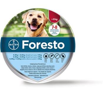 Foresto 4,50 g + 2,03 g obojek pro psy > 8 kg/70 cm (4007221037880)