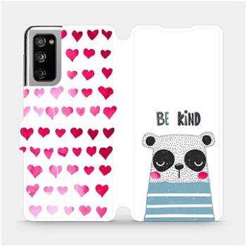 Flipové pouzdro na mobil Samsung Galaxy S20 FE - MH05S Be kind (5903516467051)