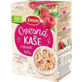 Emco Ovesná kaše s malinami 5x55g (8595229916215)