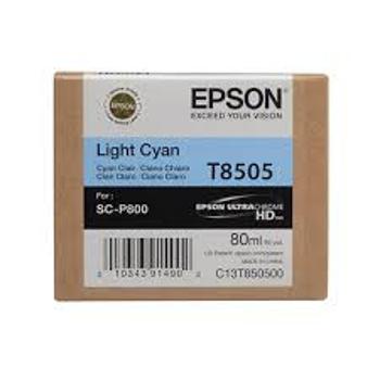 Epson T8505 světle azurová (light cyan) originální cartridge