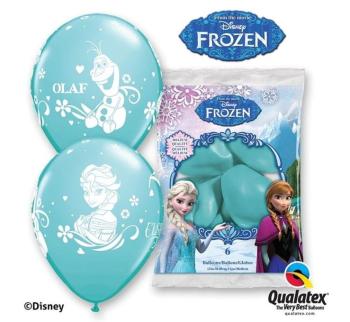 Balónky Frozen - Ledové království 30 cm Anna, Elsa a Olaf 6 ks - GoDan