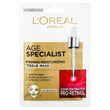 L'Oréal Paris Age Specialist 45+ 1 ks pleťová maska na normální pleť; proti vráskám; na rozjasnění pleti; zpevnění a lifting pleti