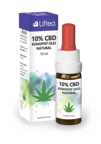 Liftea 10% CBD konopný olej 10 ml