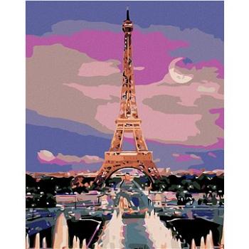 Malování podle čísel - Eiffelovka s úplňkem (HRAmal01100nad)
