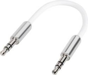 Jack audio kabel SpeaKa Professional SP-7870076, 10.00 cm, bílá