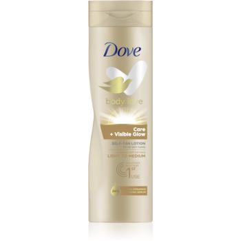 Dove Body Love samoopalovací mléko na tělo odstín Light to Medium 250 ml