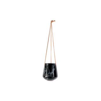 Černý závěsný květináč Skittle – velký