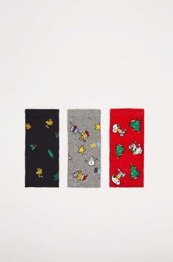 Ponožky women'secret Snoopy Xmas 3-pack dámské