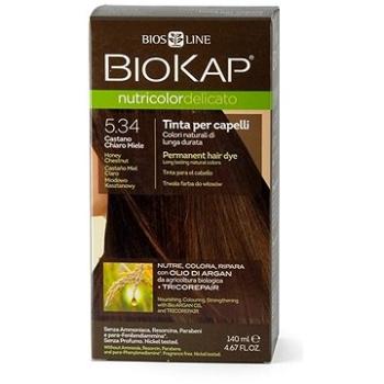 BIOKAP Nutricolor Delicato 5.34 Honey Chestnut Gentle Dye 140 ml (8030243010452)