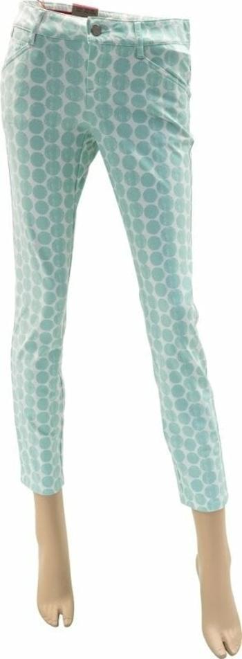 Alberto Mona WR Dots Turquoise 36 Kalhoty