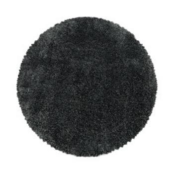 Ayyildiz koberce Kusový koberec Fluffy Shaggy 3500 grey kruh - 120x120 (průměr) kruh cm Šedá