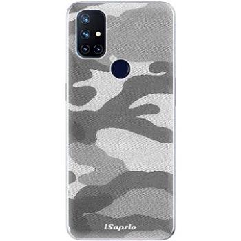 iSaprio Gray Camuflage 02 pro OnePlus Nord N10 5G (graycam02-TPU3-OPn10)